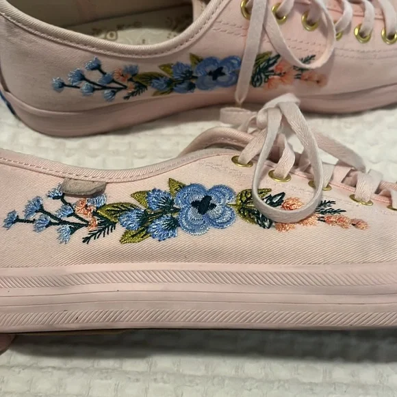 Keds Rifle Paper Company Embroidered Sneakers - Picture 5 of 11